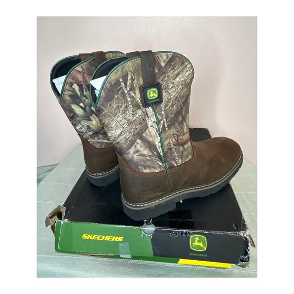 Skechers x John Deere Rowood Moss Burrow 256021 Men\'s Waterproof Work Boot 10.5 main image 15